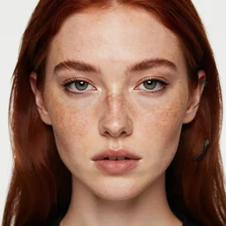 portrait of a woman, detailed close - up, freckled skin, high sharpness, zeiss lens, fashion photo shoot, smoke black, red hair, snakes, red lipstick, palaroid effect, edward buba, annie leibovitz, paolo roversi, david lazar, jimmy nelsson, eiko hosoe, artistic, hyperrealistic, beautiful face, octane rendering