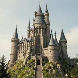 a stupidly complicated castle, high fantasy