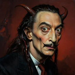 a beautiful immaculate majestic h-res painting of demonic evil nightmares by Salvador Dali high detail, award winning hyperrealistic, photorealistic, octante render, elegant, cinematic, high textures, hyper sharp, 8k, insanely detailed and intricate, graphic design, cinematic atmosphere, hypermaximalist, hyper realistic, super detailed, 4k HDR hyper realistic high quality