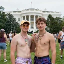 gay pride rave at the white house, 4 k, trending