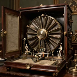 an antique stereopticon, fantasy art, ultra realistic, cinematic, cinematic, wide angle, intricate details, highly detailed by nance danforth, caravaggio, aaron horkey, boris vallejo, wayne barlowe, craig mullins, roberto ferri,
