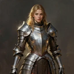 beautiful paladin woman with plate armor, broad light, ambient occlusion, volumetric light effect, made by ivan aivazovsky, peter mohrbacher, greg rutkowski, matte painting, trending on artstation, 4 k, perfectly defined features, digital painting,