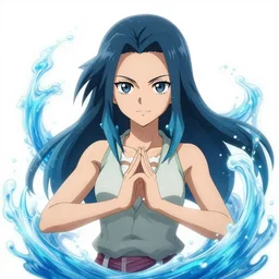 highly detailed portrait of a katara for avatar with water powers, in my hero academia, stephen bliss