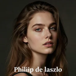 photo of young woman by philip de laszlo