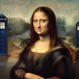 doctor who painting by Leonardo da
