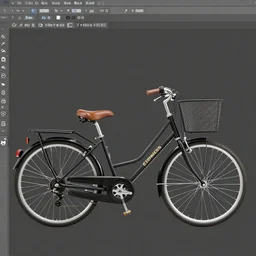 a bike with 20 seats, photoshop stitching, photoshop