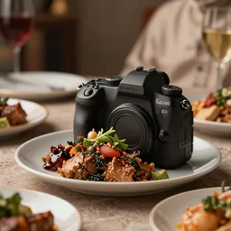 close - up focused dslr photograph of an qatari dinner, 8 k, high detail, volumetric lighting, hyperrealism, aesthetically pleasing, studio lighting, trending