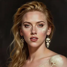 stunning scarlett johansson goddess of skull portrait, skull, fantasy, intricate, elegant, highly detailed, digital painting, artstation, concept art, smooth, sharp focus, illustration, art by afshar petros and krenz cushart and artem demura and tony sandoval