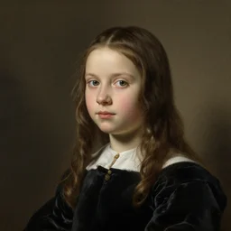 A decent young girl portrait by Rembrandt.