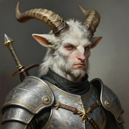 close up painting of a james mcavoy as satyr with horns in refined deciduous bard armour, bard character design from the the witcher 3 : wild hunt, decorated, intricate, elegant, highly detailed, digital painting, artstation, concept art, smooth, sharp focus, illustration, art by artgerm and greg rutkowski and alphonse mucha, 8 k