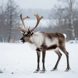 blue reindeer