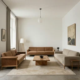 soviet minimalistic interior by Kelly Freas
