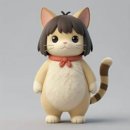 ghibli cute catgirl character concept 4k crisp features miyazaki greg rutkowski