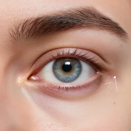 very detailed step by step instructions explaining how to use your eyes by bryan christie 8 k hyperrealism photo - realistic lifelike medical photography