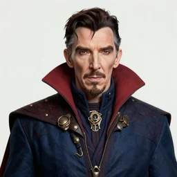 a highly detailed serial killer portrait of stephen strange, james gurney, james jean