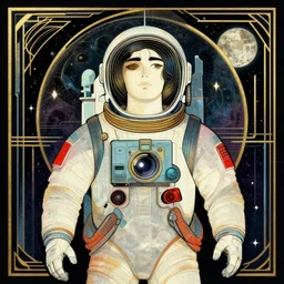 👨‍🚀🌑🌌, Art Deco, Greg rutkowski Trending artstation