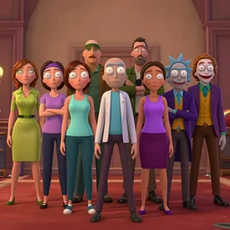 Pixar moms animated characters hot women who are a female version of a combination of (Travis Bickle, Tyler Durden, Rick from Rick and Morty, The Wolf of Wall Street, Scarface, Don Draper, Walter White, Alex from A Clockwork Orange, The Joker, and Patrick Bateman), 3D animated CGI cartoon 8K screenshot, trending on IMDB