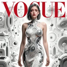 crying! android! woman, fractal dress, octane render, emotional, fantasy, manga, concept art, pose, photorealistic, cyberpunk, cover shot, intricate detailed environment. vogue, ( ( ( el dia los muertos ) ) ), 8 k, hd. by terry o'neill and artgerm and wlop and loish and rutkowski and mucha