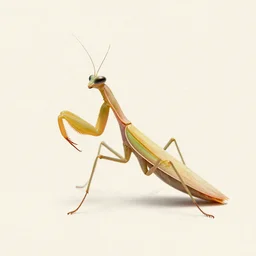 praying mantis, paper texture, by pandora sellars