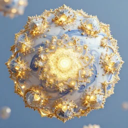 3 d render close up beautiful porcelain patterns glowing games and golden crystals 3 d fractal structure, fractal details diamond elements, vivid colors, elegant, highly detailed, centered, sharp focus, fractal glass, facial structures, ultra detailed, metallic, octane render