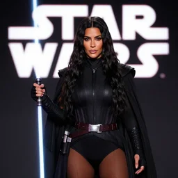 kim kardashian in star wars as an evil sith, 8k resolution, full HD, cinematic lighting, award winning, anatomically correct