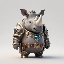 “a well rendered anthropomorphic chibi sized rhinoceros portrait, world of Warcraft armor, subject in the center of the frame, rule of thirds, golden ratio, elegant, digital painting, octane 4k render, zbrush, hyperrealistic, artstation, concept art, smooth, sharp focus, illustration from World of Warcraft by Ruan Jia and Mandy Jurgens and Artgerm and William-Adolphe Bouguerea”