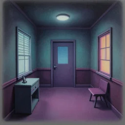 the backrooms, airbrush painting, 8 k, detailed, 1 9 8 0 s,