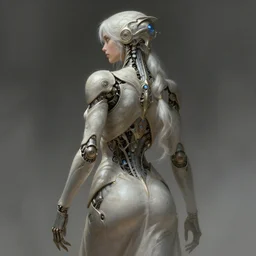organic cyborg, assasins character, diffuse lighting, fantasy, intricate, elegant, highly detailed, lifelike, photorealistic, digital painting, artstation, illustration, concept art, smooth, sharp focus, trending on byron's - muse, by greg rutkowski and greg staples