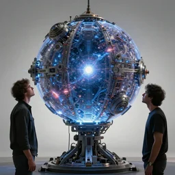 complex alien technology that can create a giant sphere of energy, used to contain a star by tyler edlin and agustin fernandez