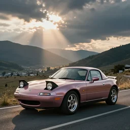 sututututu mazda miata meme, realistic, hdr, clear image, hdd, rtx on, dynamic lighting,