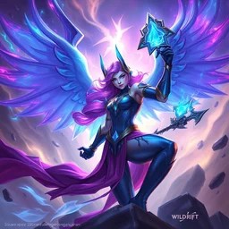 sona league of legends wild rift hero champions arcane fantasy digital painting bioluminance alena aenami artworks in 4 k design by lois van baarle by sung choi by john kirby artgerm and greg rutkowski and magali villeneuve tank support marksman mage fighter assassin,