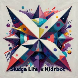 Sludge Life x Kidrobot profile picture by Sachin Teng, asymmetrical, Organic Painting ,geometric shapes, hard edges, energetic, graffiti, street art:2 by Sachin Teng:4