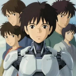maximalist portrait of cyborg, trending on pixiv fanbox, painted by makoto shinkai takashi takeuchi studio ghibli, akihiko yoshida, yoshitaka amano, wangechi mutu, clean cel shaded vector art. shutterstock. behance hd by lois van baarle, artgerm, helen huang, rossdraws, illustration