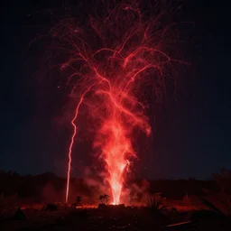 red sprites, unsettling photo