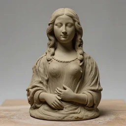 clay model of joconde