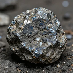 a high detail shot of a magnetite in the wild, cgsociety, photorealism