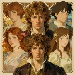 romeo and juliet, edmond dantes, art by artgerm and greg rutkowski and magali villeneuve and alphonse mucha and rossdraws and makoto shinkai, d & d, fantasy, portrait, highly detailed, headshot, digital painting, trending on artstation, concept art, sharp focus, illustration