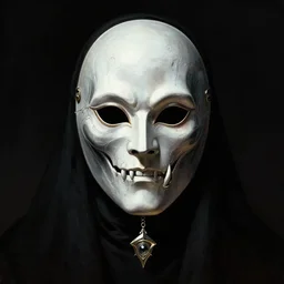 portrait of a ghoul priest mask in bladerunner 2 0 4 9, horror, grim - lighting, high - contrast, intricate, elegant, highly detailed, centered, digital painting, artstation, concept art, smooth, sharp focus, illustration, artgerm, tomasz alen kopera, peter mohrbacher, donato giancola, joseph christian leyendecker, wlop, boris vallejo