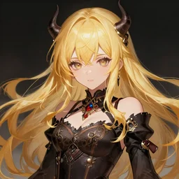 blonde haired evil magical girl anime character screenshot, anime, intricate, sharp focus, illustration, highly detailed, digital painting, clean artstyle, concept art, matte, art by ilya kuvshinov and ruan jia and greg rutkowski, masterpiece