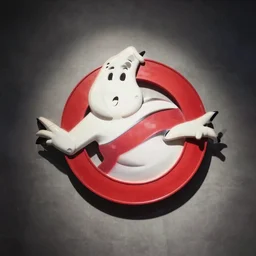 ghostbusters logo in real life