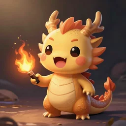 the most cutest adorable happy picture of a dragon, tiny firespitter, kawaii, chibi style, wooperlock, wooper lock, black keyhole face, adorably cute, enhanched, deviant adoptable, digital art Emoji collection