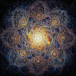 the universe as an endless fractal dream, highly detailed painting by gaston bussiere, craig mullins, j. c. leyendecker, 8 k