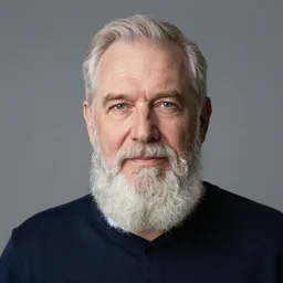odin as a wise father figure, professional headshot