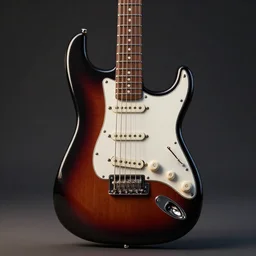 model of stratocaster, unreal engine 5, 3 d render, cinematic lighting, detailed product photo
