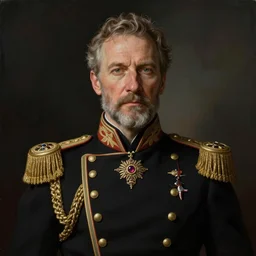 portrait of stoic looking john oliver as the vigo carpathian painting, military uniform, fantasy, intricate, elegant, beautiful, highly detailed, centered, dark, smokey, digital painting, artstation, concept art, smooth, sharp focus, illustration, art by artgerm and greg rutkowski and alphonse mucha