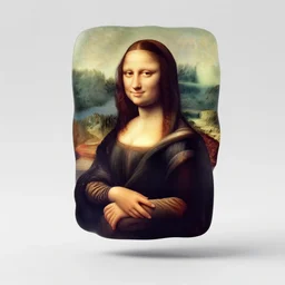 the (monalisa) as a floating head in the style of BEEPLE, 3d render, octane render by beeple, beeple, beeple, beeple, beeple, beeple!!!!!!, XF IQ4, f/1.4, ISO 200, 1/160s, 8K, RAW, unedited, symmetrical balance, in-frame