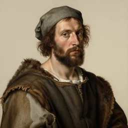 renaissance portrait of a filthy peasant