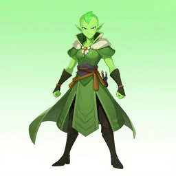 DnD, digital art, green colors