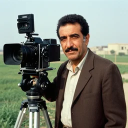 a masterpiece portrait photograph of a character in a scenic environment by abbas kiarostami, shot on large format film camera, cinematic composition,