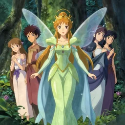 Queen of the fae. Fairy people. A fairy Queen. By Phil Hale. By Geoffroy Thoorens. Makoto shinkai ArtStation.